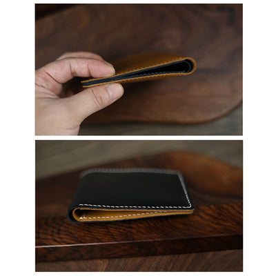 DIY Minimalistic Leather Wallet | Make Your Own Wallet - POPSEWING™