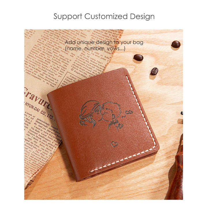 Designer Leather Wallet for Men | Personalized Leather Wallet - POPSEWING™