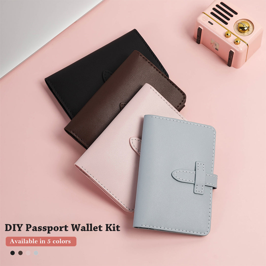 DIY Handmade Leather Passport Wallet