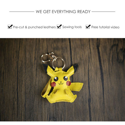 DIY Keychain Supplies | How to Make an Anime Pikachu Keychain charm | POPSEWING™