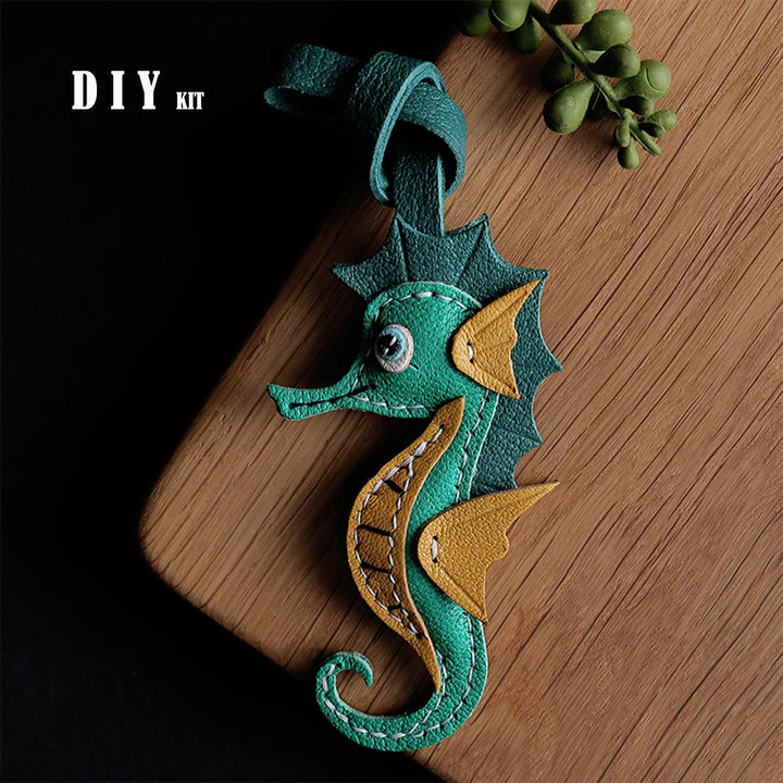 POPSEWING® Sheep Leather Sea Horse Bag Charm DIY Kit