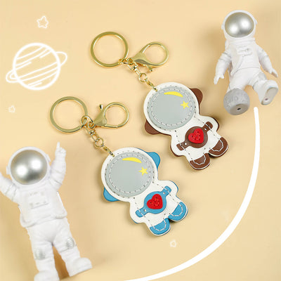 POPSEWING™ Leather Spacemen Keychain - Spaceship Keychain